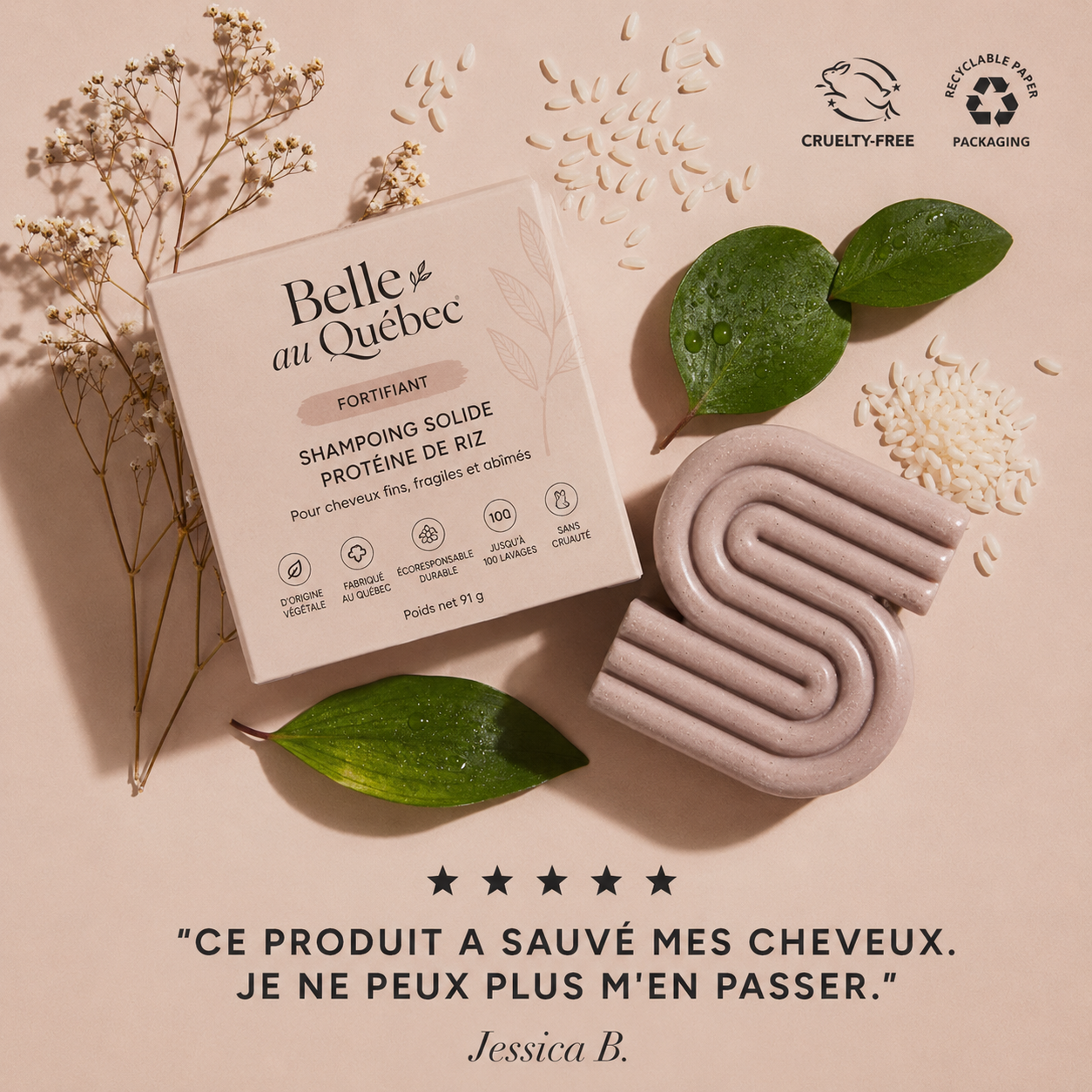 Shampoing et Revitalisant Volume & Croissance